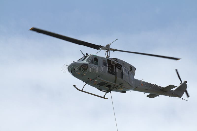 De Evacuatie van de helikopter royalty-vrije stock afbeelding De Evacuatie van de helikopter royalty-vrije stock afbeelding