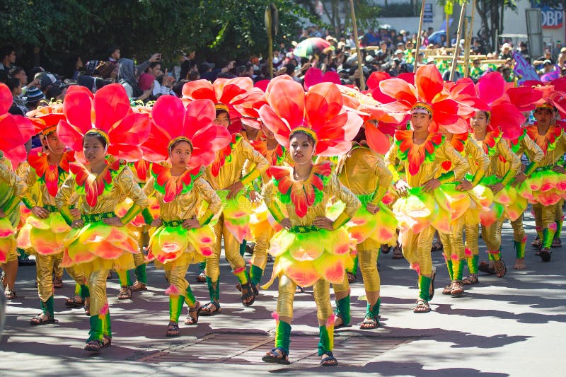 27 de febrero de 2015 Baguio, Filipinas Baguio Citys Panagbenga F foto de archivo libre de regalías 27 de febrero de 2015 Baguio, Filipinas Baguio Citys Panagbenga F foto de archivo libre de regalías