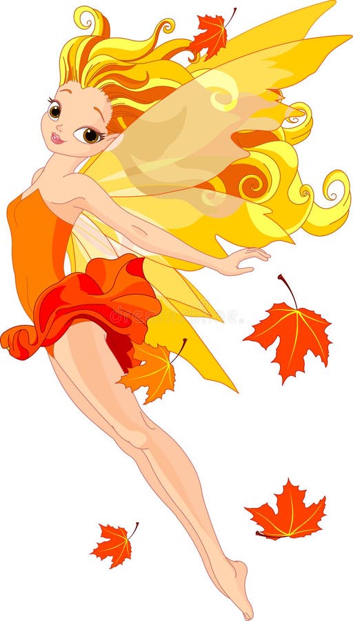 De fee van de herfst vector illustratie. Illustration of fantasie