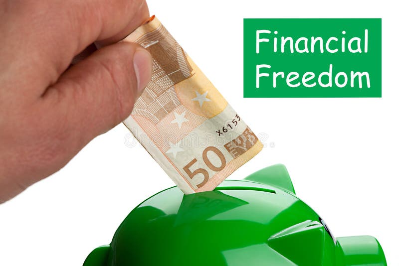 De financiële mening van de Vrijheid Concept royalty-vrije stock afbeeldingen