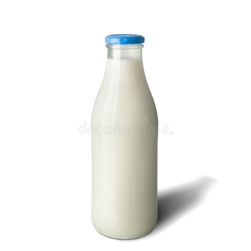 De fles van de melk