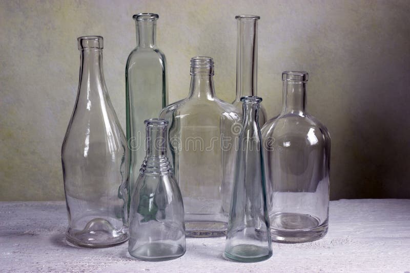 De flessen van het glas