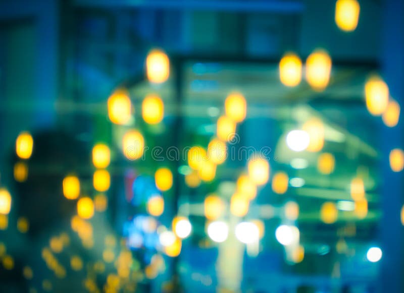De Focused/ Blur Background with Bokeh Lights. Stock Image - Image of  backdrop, blur: 163550873