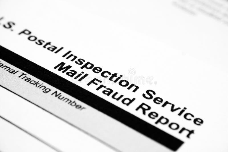 Postal inspection service mail fraud report. Postal inspection service mail fraud report