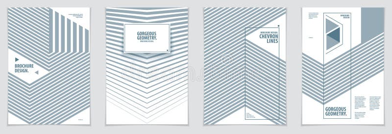 De futuristische minimale malplaatjes van het brochures grafische ontwerp Vectorduitsland