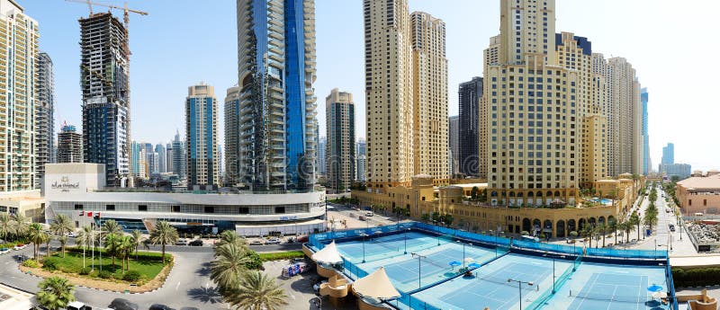 De Gang bij Jumeirah-Strandwoonplaats royalty-vrije stock afbeeldingen De Gang bij Jumeirah-Strandwoonplaats royalty-vrije stock afbeeldingen