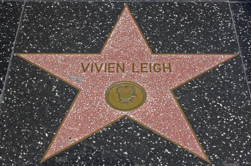 De Gang van Hollywood van Bekendheid - Vivien Leigh royalty-vrije stock foto's De Gang van Hollywood van Bekendheid - Vivien Leigh royalty-vrije stock foto's