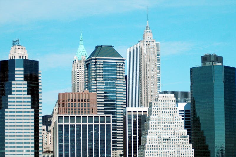 De Gebouwen van de Stad van New York De Gebouwen van de Stad van New York