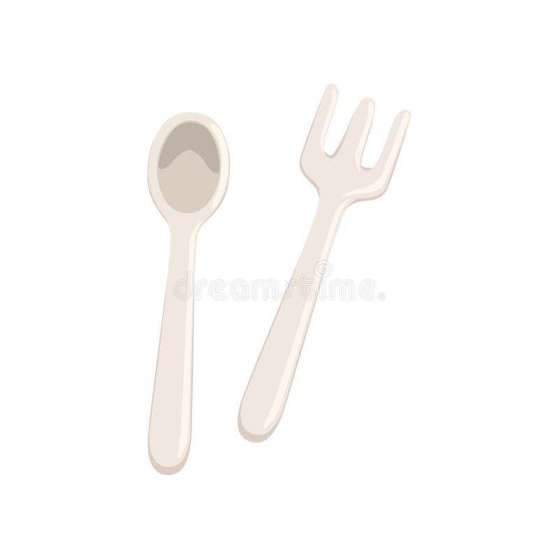 De gebruikte plastic vork en de lepel, het concept van het recyclingshuisvuil, gebruiken afval vectorillustratie op een witte ach vector illustratie De gebruikte plastic vork en de lepel, het concept van het recyclingshuisvuil, gebruiken afval vectorillustratie op een witte ach vector illustratie
