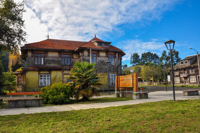 De geest van Chiloé en uniciteit, Chiloé Eiland, Chili royalty-vrije stock afbeelding De geest van Chiloé en uniciteit, Chiloé Eiland, Chili royalty-vrije stock afbeelding