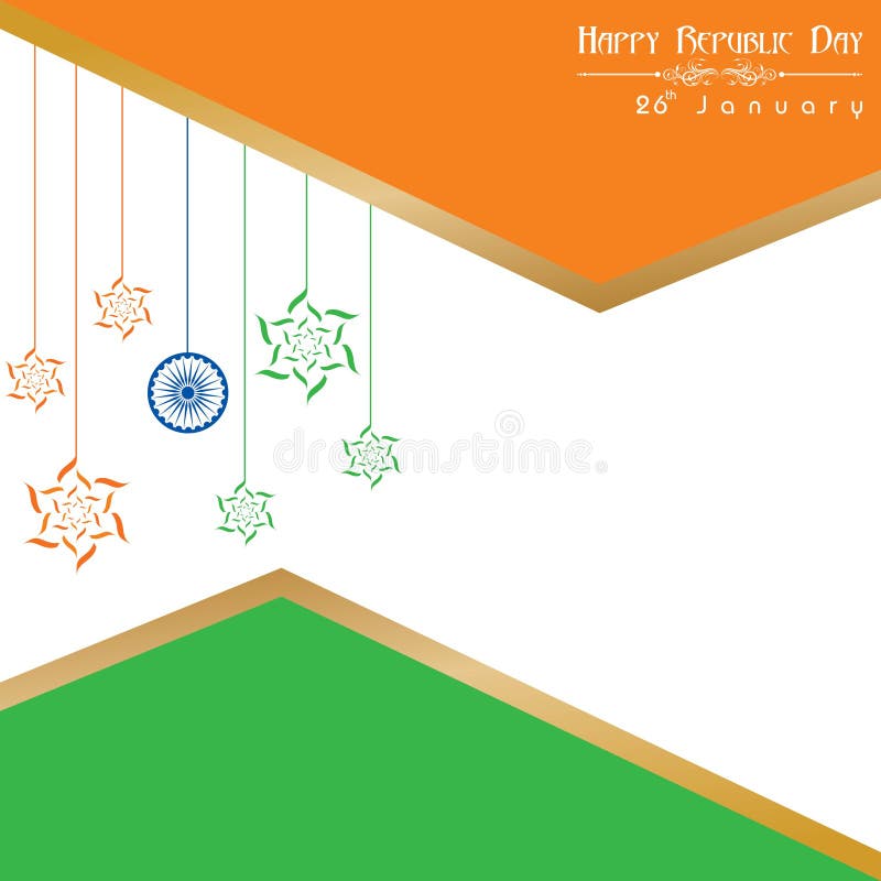 De gelukkige Dag van de Republiek van de illustratievector van India, afficheontwerp vector illustratie De gelukkige Dag van de Republiek van de illustratievector van India, afficheontwerp vector illustratie