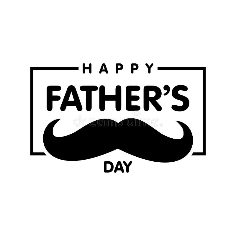 De gelukkige Dag van de Vader s Vectorillustraties voor speciale vader` s dag