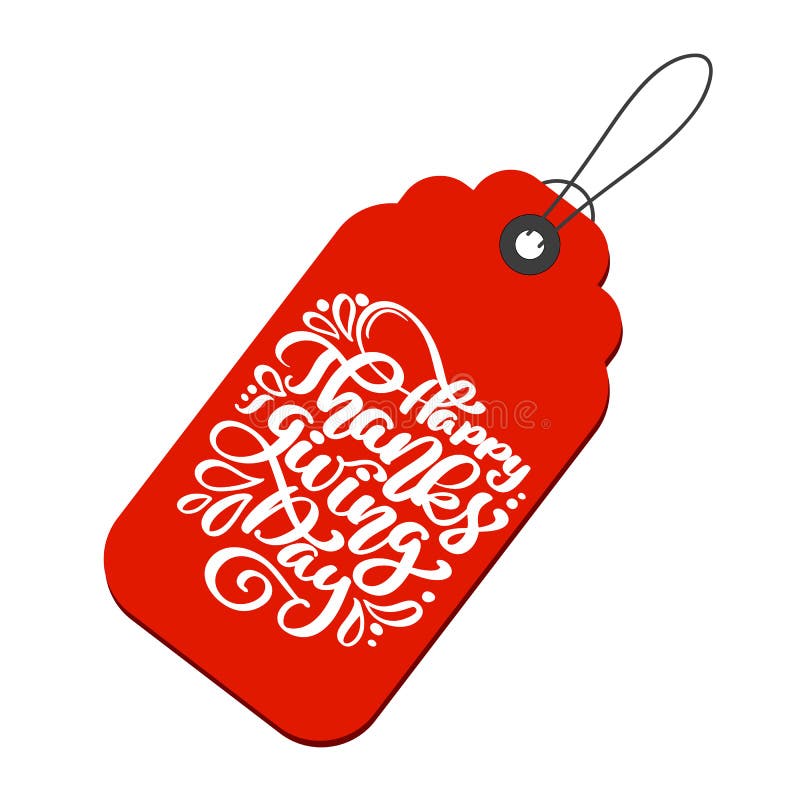 De gelukkige die Tekst van de Thanksgiving daykalligrafie op markering, vector illustreerde Typografie op rode achtergrond wordt stock illustratie De gelukkige die Tekst van de Thanksgiving daykalligrafie op markering, vector illustreerde Typografie op rode achtergrond wordt stock illustratie