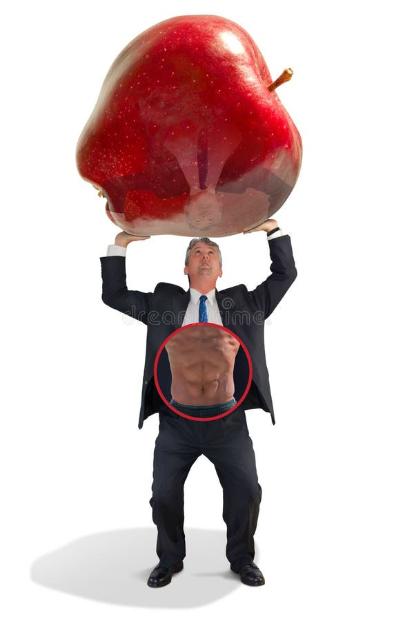 De geschiktheidsdieet van de bedrijfsbeambtegezondheidszorg royalty-vrije stock afbeelding De geschiktheidsdieet van de bedrijfsbeambtegezondheidszorg royalty-vrije stock afbeelding