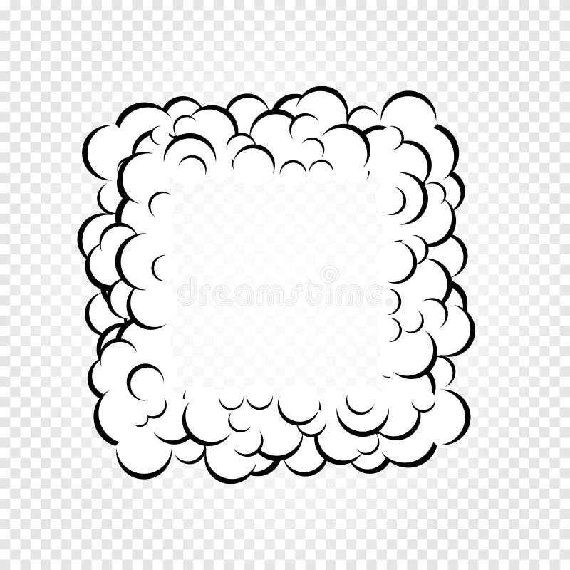 De geïsoleerde bellen van de beeldverhaaltoespraak, kaders van rook of stoom, de wolk van de strippaginadialoog, vectorillustrati vector illustratie De geïsoleerde bellen van de beeldverhaaltoespraak, kaders van rook of stoom, de wolk van de strippaginadialoog, vectorillustrati vector illustratie