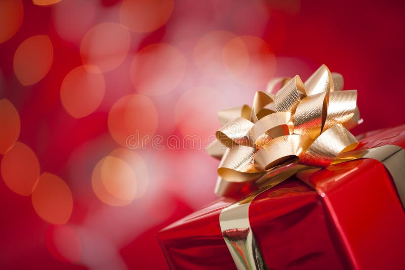 De Gift van Kerstmis royalty-vrije stock foto De Gift van Kerstmis royalty-vrije stock foto