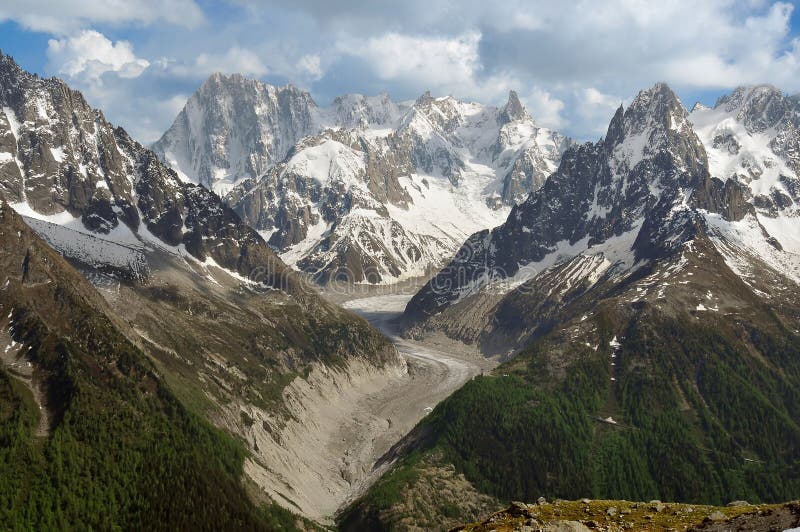 De glace mer στοκ εικόνες