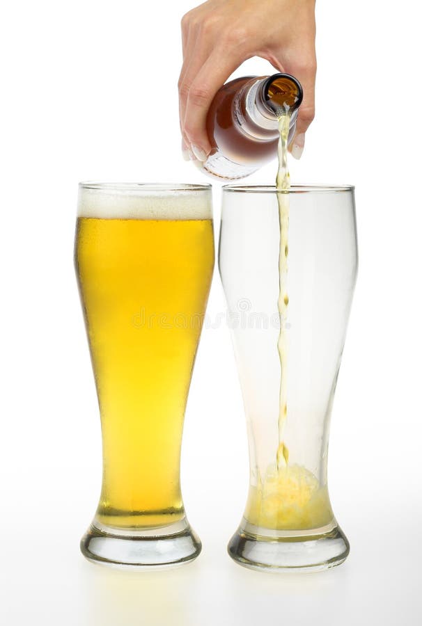 De glazen van het bier De glazen van het bier