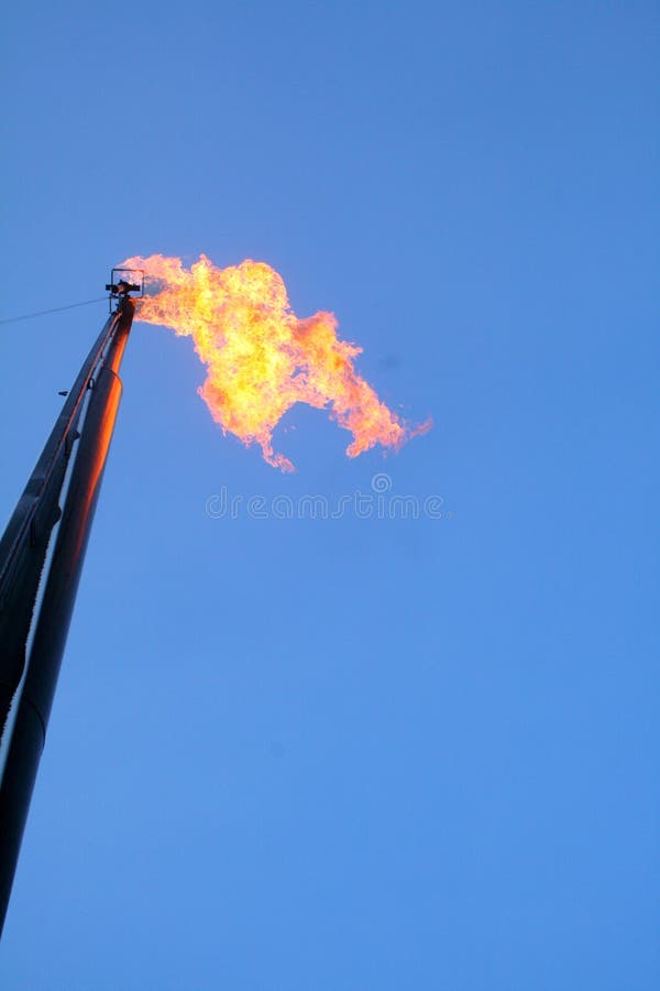 De gloed van het gas stock foto De gloed van het gas stock foto