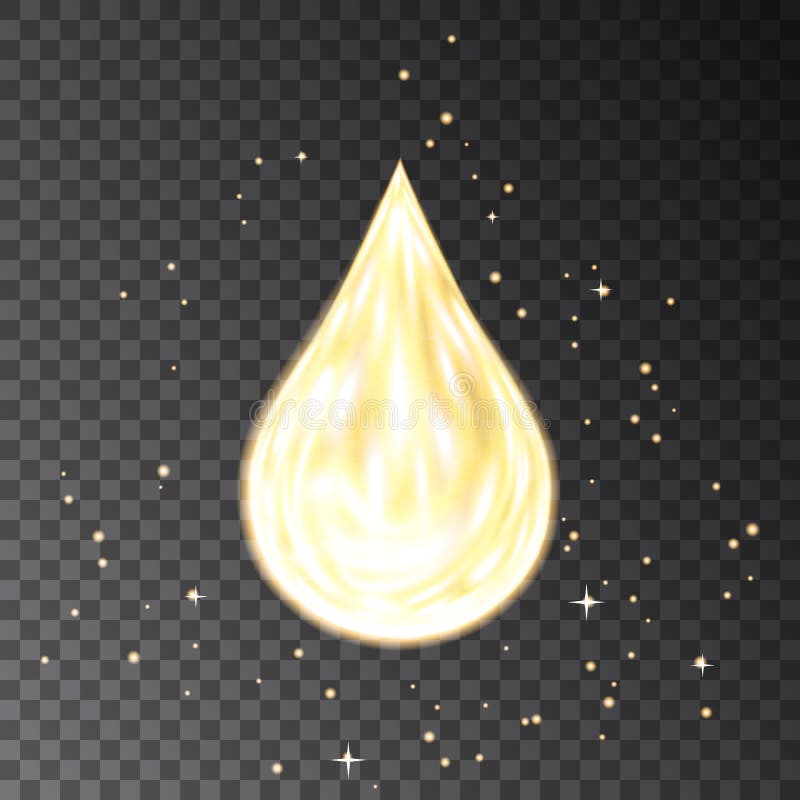 De gouden die daling van de neonolie op transparante achtergrond wordt geïsoleerd royalty-vrije illustratie De gouden die daling van de neonolie op transparante achtergrond wordt geïsoleerd royalty-vrije illustratie