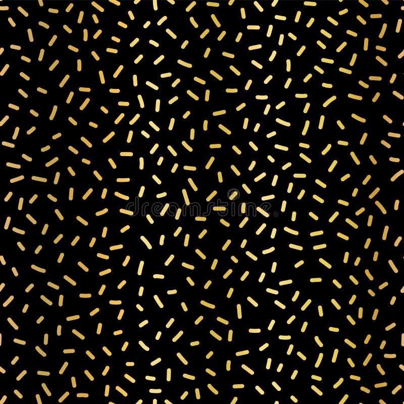 De gouden foliepartij bestrooit naadloos vectorpatroon stock illustratie De gouden foliepartij bestrooit naadloos vectorpatroon stock illustratie