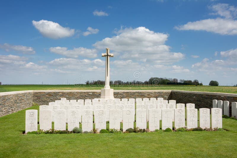 De Graven van de Commonwealth van de Serreweg royalty-vrije stock afbeeldingen De Graven van de Commonwealth van de Serreweg royalty-vrije stock afbeeldingen