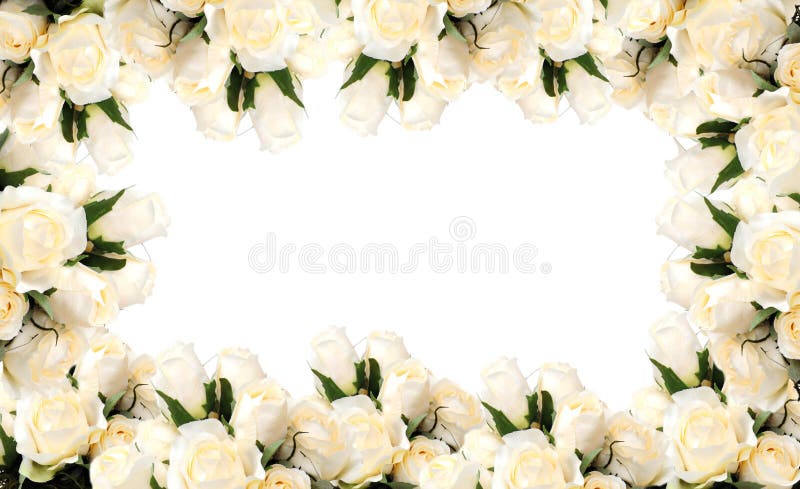 De grens van de bloem stock afbeelding De grens van de bloem stock afbeelding