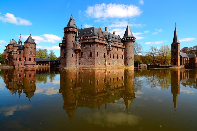 De Haar Castle, das Netherland lizenzfreies stockbild De Haar Castle, das Netherland lizenzfreies stockbild