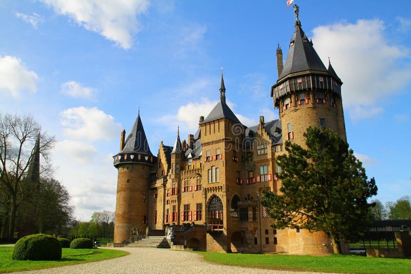 De Haar castle - Utrecht - Netherlands stock photos De Haar castle - Utrecht - Netherlands stock photos