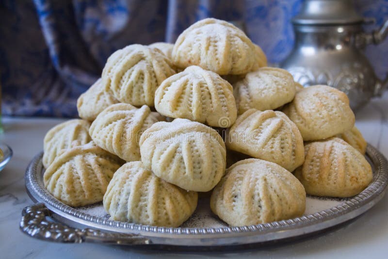 Mamoul is Een Oud Arabisch Koekje Stock Afbeelding - Image of arabier ...