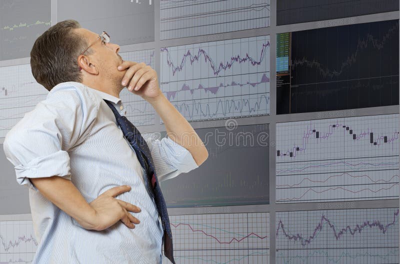 Beursmakelaar royalty-vrije stock afbeelding