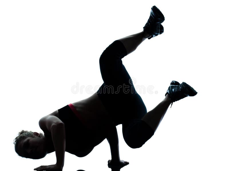 De handstandtraining van de vrouw royalty-vrije stock foto De handstandtraining van de vrouw royalty-vrije stock foto