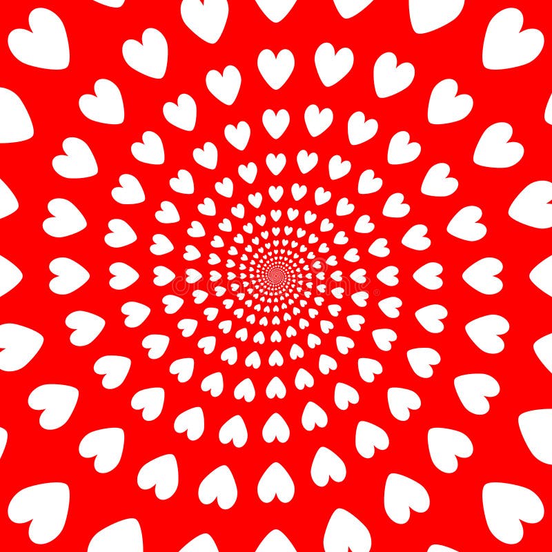 De hartenachtergrond van de ontwerp kleurrijke schroef royalty-vrije illustratie