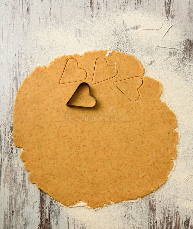 De hartenkoekjes van de valentijnskaartendag stock foto's De hartenkoekjes van de valentijnskaartendag stock foto's
