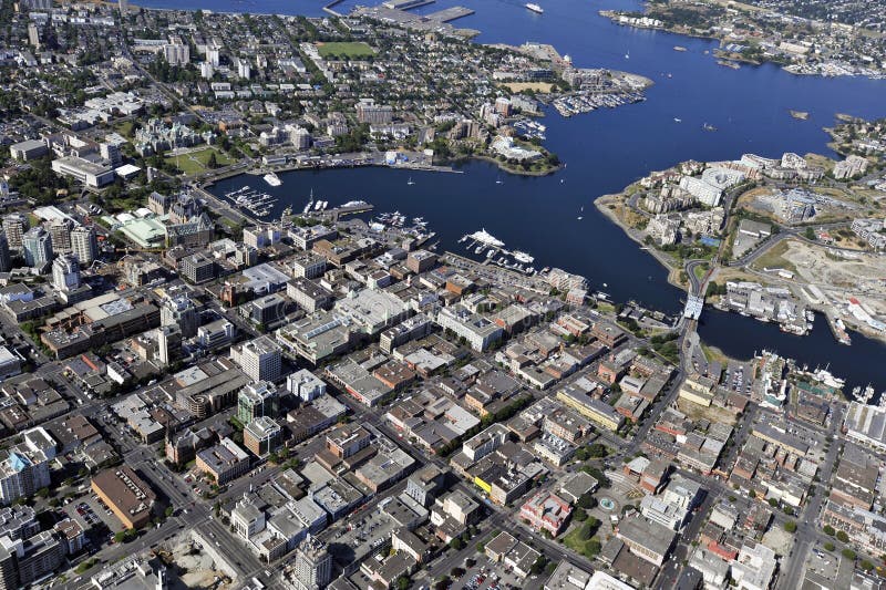 De Haven Van Victoria, Het Eiland Van Vancouver, Canada Stock