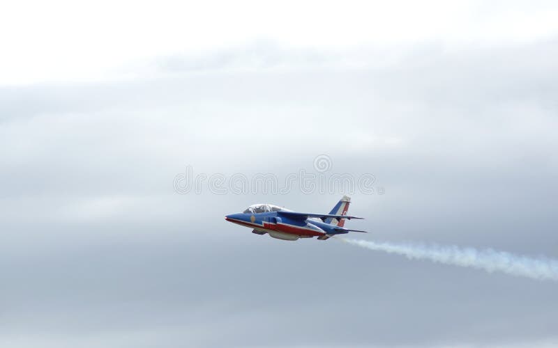 De havik van Patrouille DE Frankrijk royalty-vrije stock afbeelding De havik van Patrouille DE Frankrijk royalty-vrije stock afbeelding