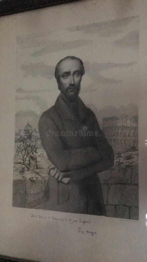 De Helderziende van Risorgimento, Giuseppe MAZZINI, IL Profeta del Risorgimento, Giuseppe MAZZINI stock fotografie De Helderziende van Risorgimento, Giuseppe MAZZINI, IL Profeta del Risorgimento, Giuseppe MAZZINI stock fotografie