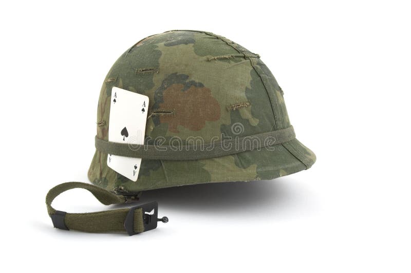 De helm van het Leger van de V.S. - de era van Vietnam