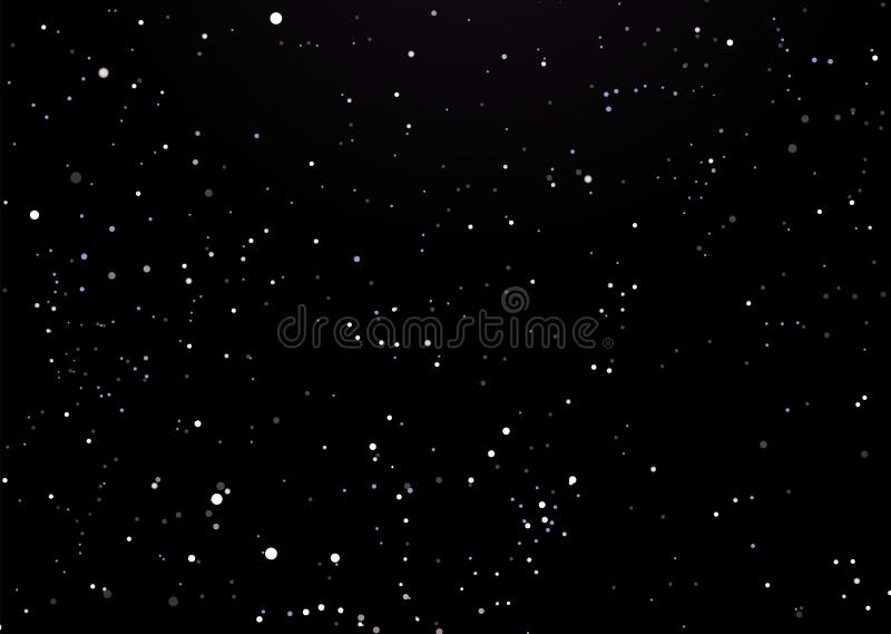 De hemelzwarte van de nacht met sterren