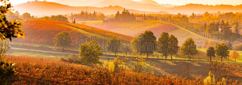De herfst in Italië royalty-vrije stock afbeeldingen De herfst in Italië royalty-vrije stock afbeeldingen
