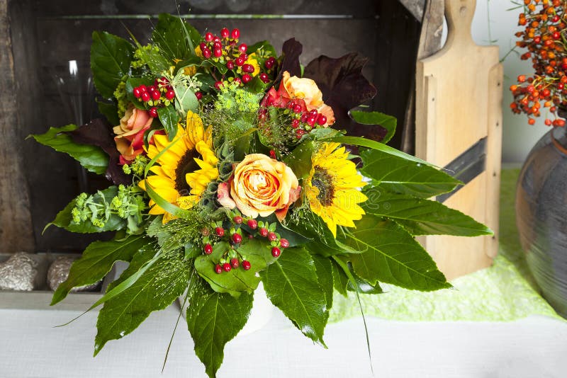 Herfstbloemen royalty-vrije stock afbeeldingen
