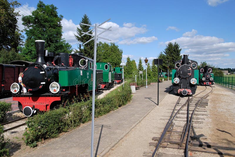 De historische locomotieven stock afbeelding De historische locomotieven stock afbeelding