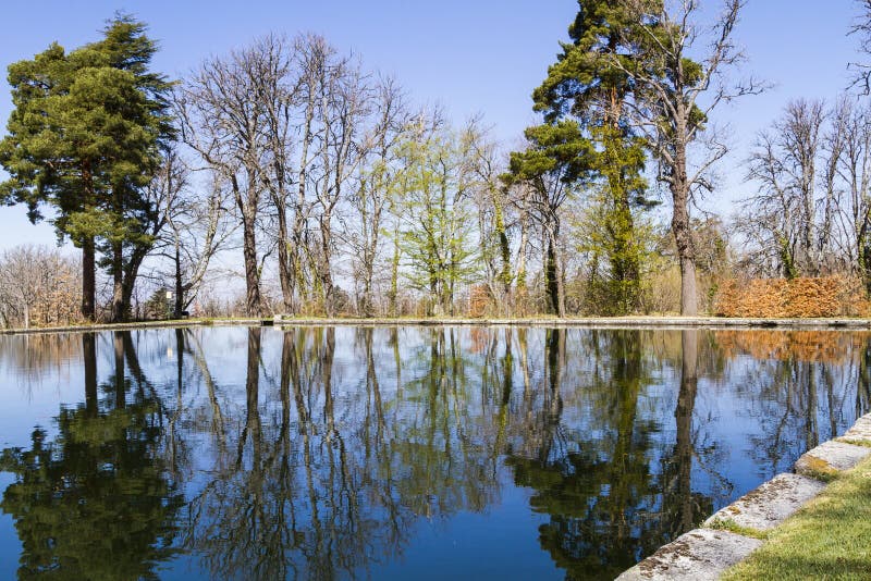 De historische Tuinen van het Paleis stock afbeeldingen De historische Tuinen van het Paleis stock afbeeldingen