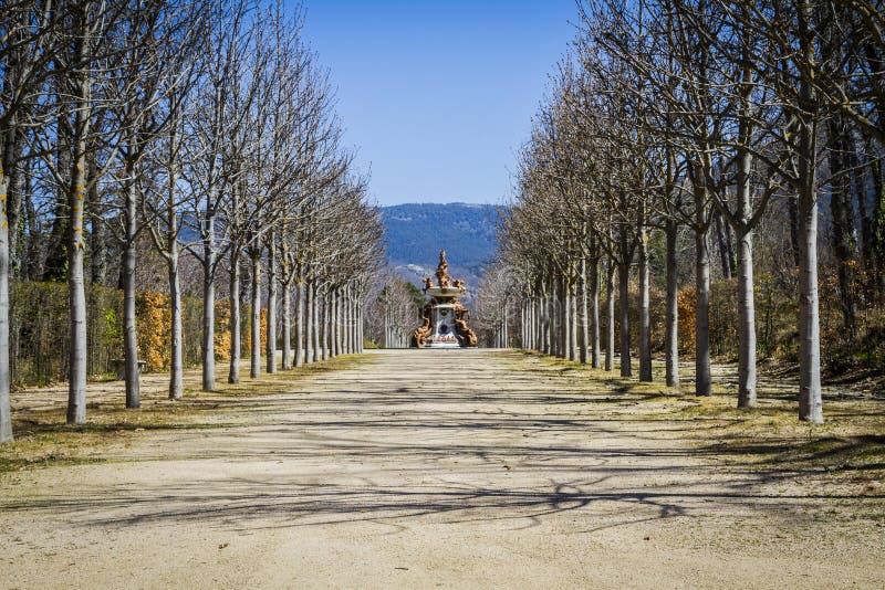 De historische Tuinen van het Paleis royalty-vrije stock afbeelding De historische Tuinen van het Paleis royalty-vrije stock afbeelding