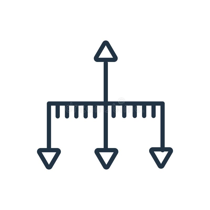 De hiërarchische die vector van het structuurpictogram op witte achtergrond, Hiërarchisch structuurteken wordt geïsoleerd stock illustratie De hiërarchische die vector van het structuurpictogram op witte achtergrond, Hiërarchisch structuurteken wordt geïsoleerd stock illustratie