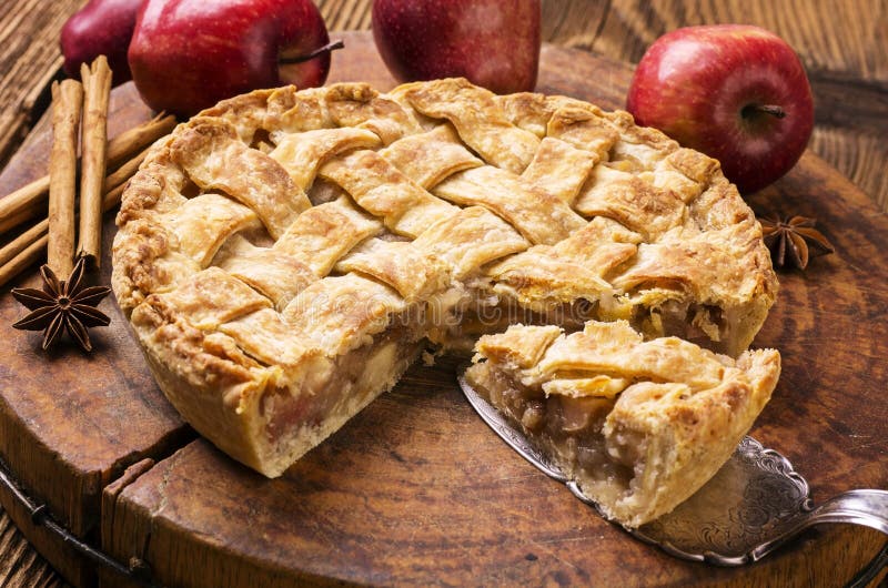 Appeltaart royalty-vrije stock fotografie