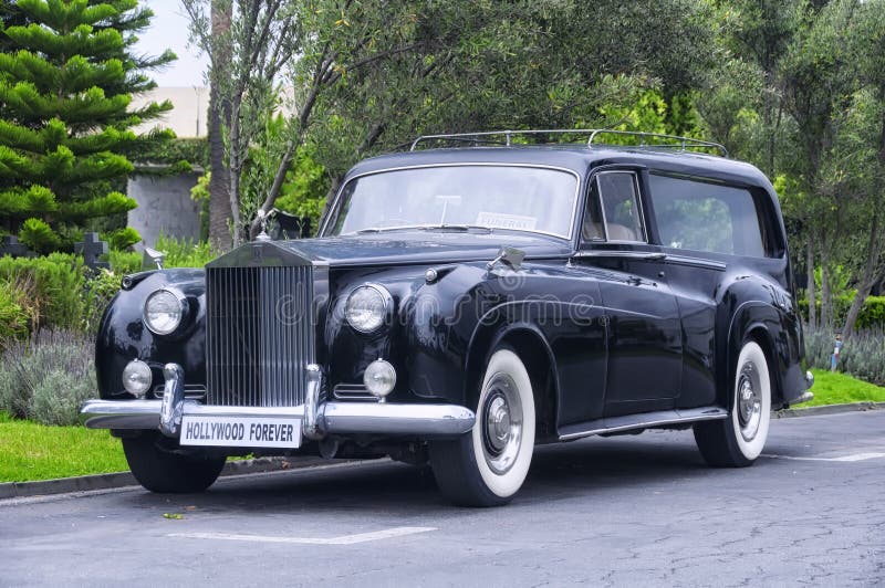 De Hollywood cimetière Rolls Royce pour toujours photos libres de droits De Hollywood cimetière Rolls Royce pour toujours photos libres de droits