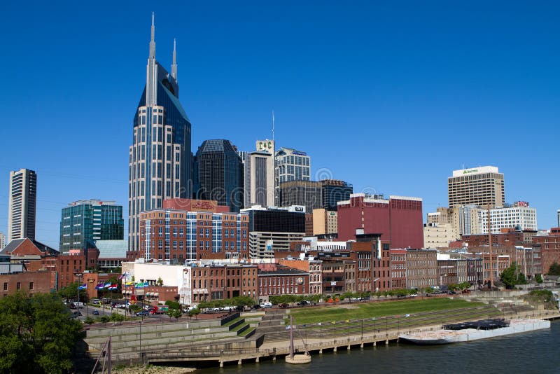 De Horizon van Nashville Tennessee stock afbeeldingen De Horizon van Nashville Tennessee stock afbeeldingen
