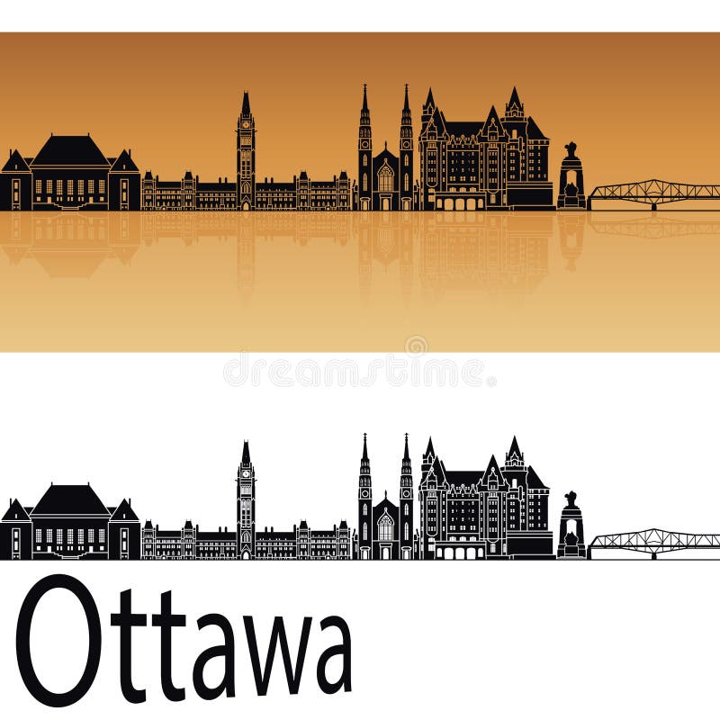 De horizon van Ottawa V2 royalty-vrije illustratie De horizon van Ottawa V2 royalty-vrije illustratie