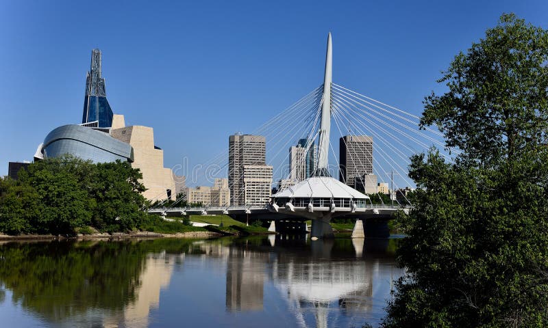 De Horizon van Winnipeg royalty-vrije stock fotografie De Horizon van Winnipeg royalty-vrije stock fotografie